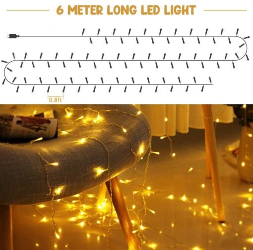 Blue Happy Birthday Banner with White Warm Led Light Set of 2 for Boys, Kids, Birthday Decorations Indoor-Outdoor - Image 5