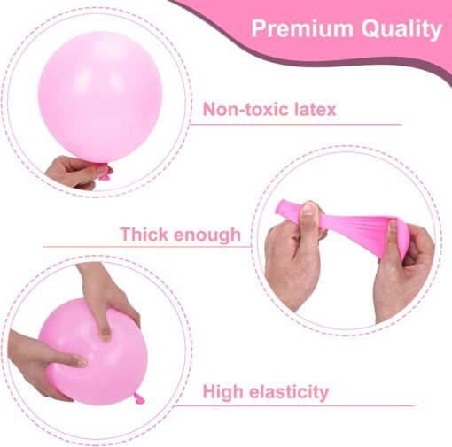 Birthday Decoration Items- Pack of 44 | Happy Birthday Decoration Kit For Girls | Happy Birthday Banner | Happy Birthday Balloons for Decorations Items | Pink Pastel Balloons For Birthday - Image 3