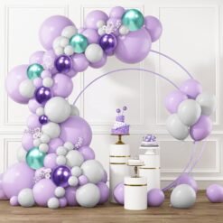 Rubber Mermaid Balloons For Birthday Decoration -Pack Of 61 Cute Balloon Decoration For Birthday|Birthday Decoration Items|Mermaid Theme Birthday Decorations|Balloon Decoration Kit,Multi