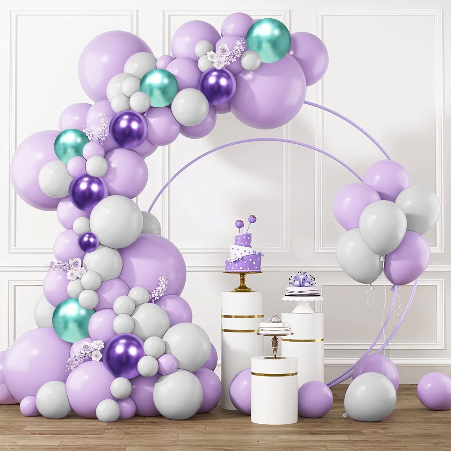 Rubber Mermaid Balloons For Birthday Decoration -Pack Of 61 Cute Balloon Decoration For Birthday|Birthday Decoration Items|Mermaid Theme Birthday Decorations|Balloon Decoration Kit,Multi