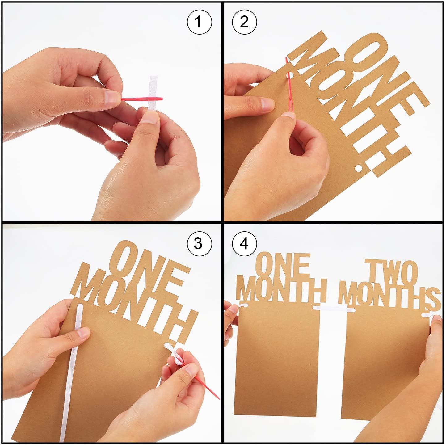 Girls First Birthday Decorations Items Combo 63Pcs for Baby Girl 1st Bday Decor/Photo Booth Backdrop Decoration materials/1st Birth Day Party Décor/Stylish Latest Pink White Birthday Set - Image 7