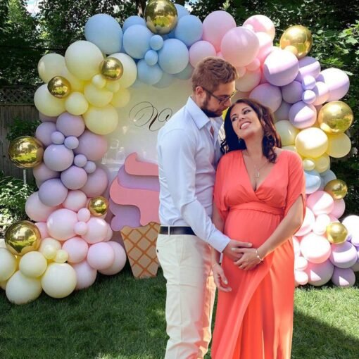 Pastel Balloons Arch Decorations- 115Pcs Garland for Combo Birthday Decoration/ Unicorn Theme/ Candy/ Donut/1st First Years Baby/Bachelorette - Image 6