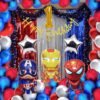 superheros marvel birthday decoration avengersfirst 1st year birthday theme kit for boys girls adults