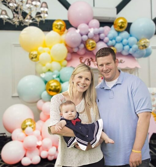 Pastel Balloons Arch Decorations- 115Pcs Garland for Combo Birthday Decoration/ Unicorn Theme/ Candy/ Donut/1st First Years Baby/Bachelorette - Image 5