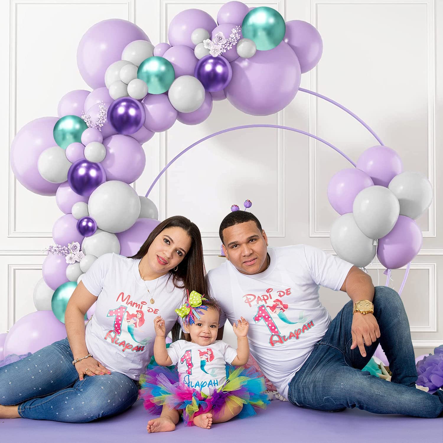 Rubber Mermaid Balloons For Birthday Decoration -Pack Of 61 Cute Balloon Decoration For Birthday|Birthday Decoration Items|Mermaid Theme Birthday Decorations|Balloon Decoration Kit,Multi - Image 6