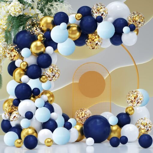 For Decoration - 84Pcs, Balloon Decoration For Birthday, Babyshower, Anniversary | Bride To Be, Happy Birthday Balloons For Decoration | Confetti, Latex, Metallic Balloons Decor